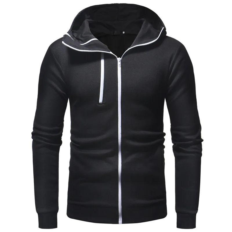 UNIVOS KUNI/Для мужчин модные толстовки с капюшоном брендовая Для s на застежке-молнии