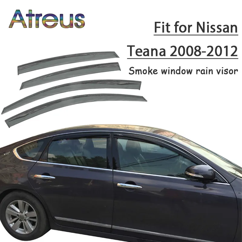 

Козырек Atreus автомобильный дефлектор для защиты от ветра для Nissan Teana J32, 2008, 2009, 2010, 2011, 2012, 1 комплект