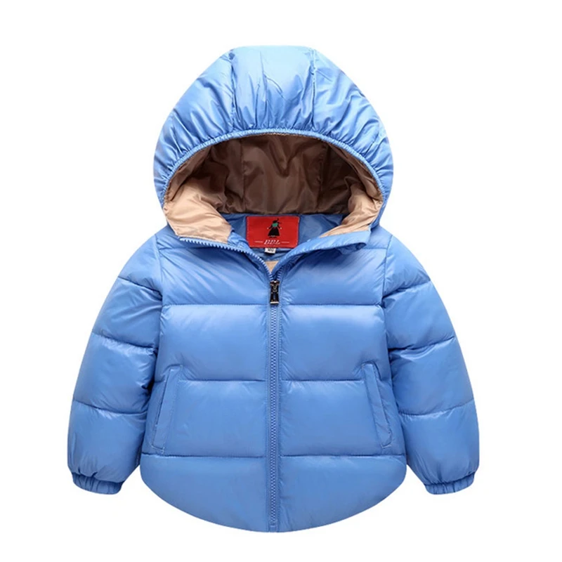 Новое поступление модные зимние детские пальто Детские теплые куртки утолщенные