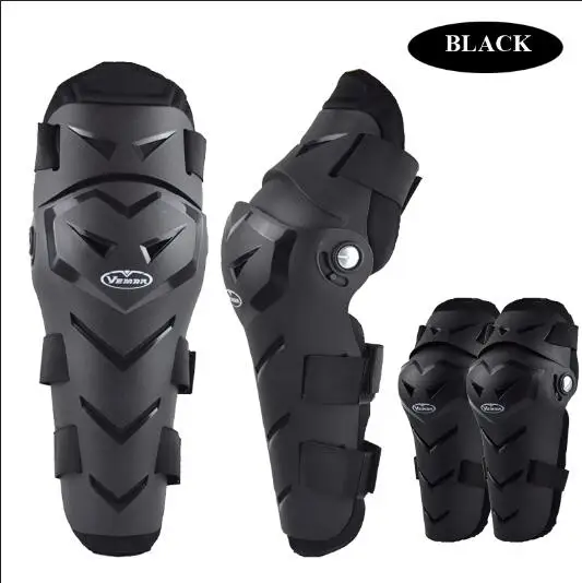 Moto rcycle мужские защитные наколенники защита для бездорожья moto cross joelheira Защитная Экипировка гоночные наколенники rodillera moto - Цвет: VM-186 Black