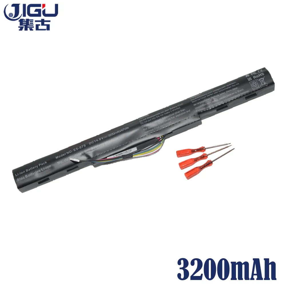 Аккумулятор JIGU AS16A7K AS16A8K для ноутбуков ACER Aspire 4 ячейки моделей E5 575 TMP249 TravelMate TX40