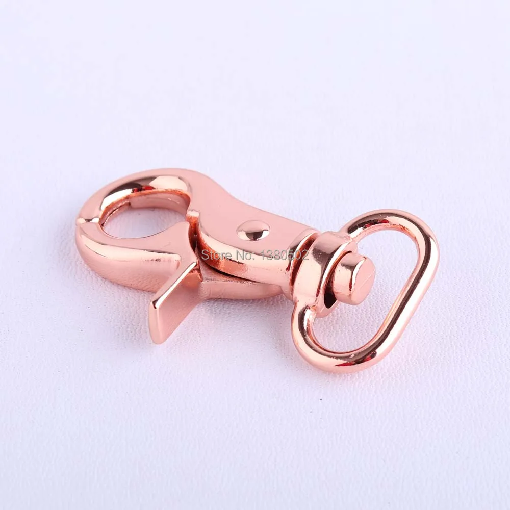 

5pcs/lot 56mm Rose gold top grade metal Swivel Snap Hooks Clasps Clips for backpack key chain