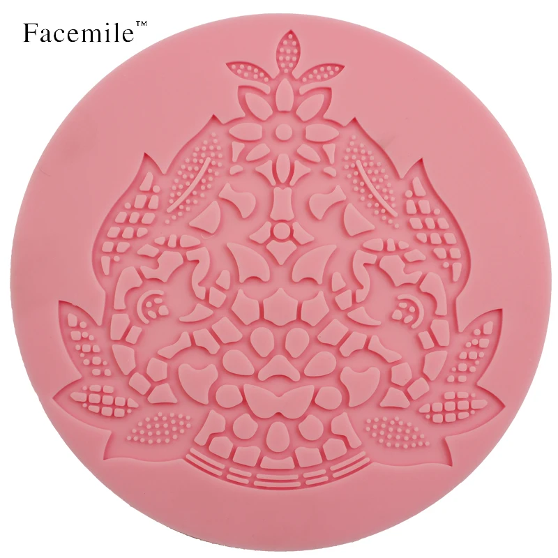 Новое поступление силиконовые кружевные 3D формы в виде корзины подарочные