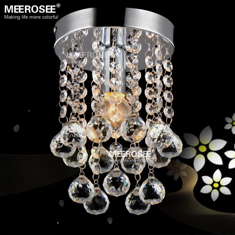 1 лампа кристальная люстра светильник маленький прозрачный кристалл блеск для