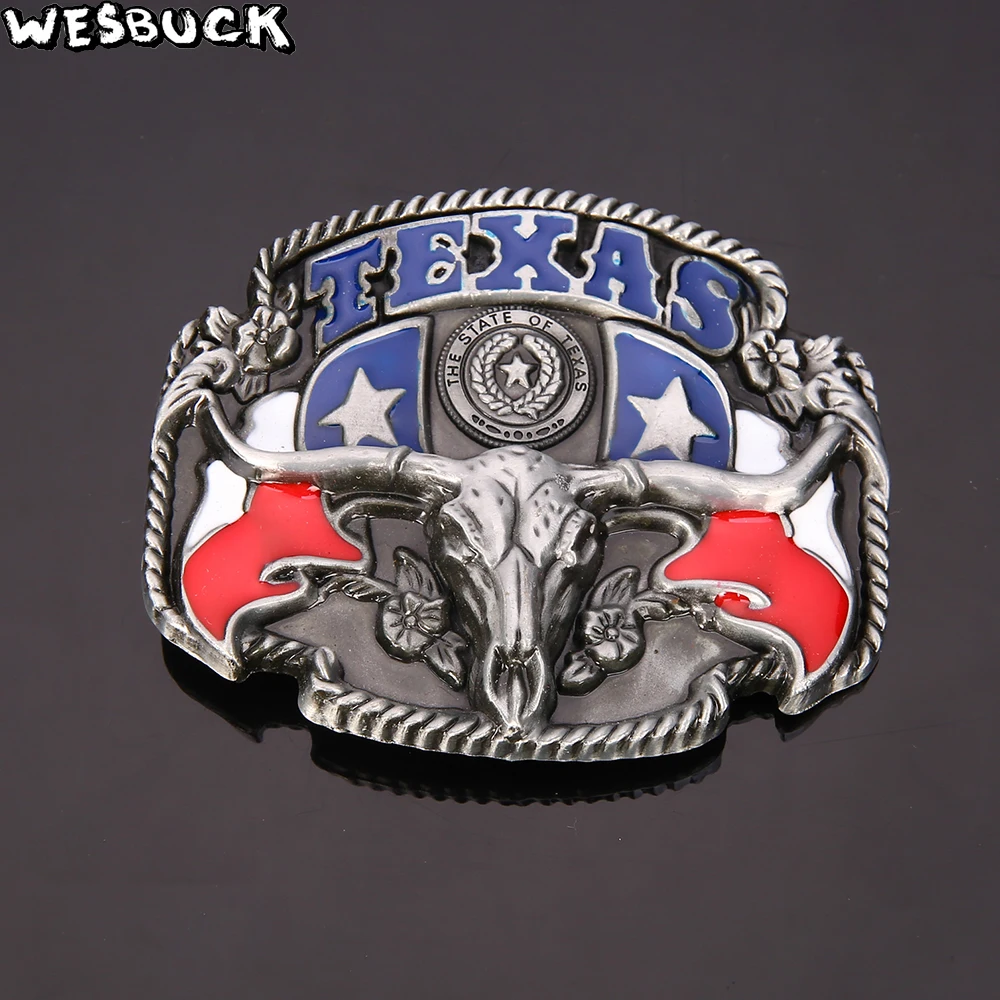 WesBuck Brand Belt Buckle Cowboy Cowgirl Meltal Slider Cool Buckles For men's Accessories | Дом и сад