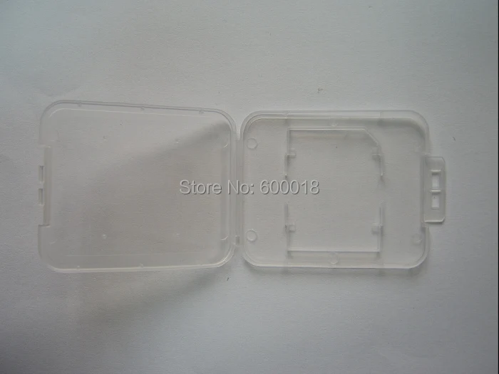 SD memory card cases box enclosure ,  slim sd card case holder plastic Protector for SD 128GB  500pcs/lot dropshipping