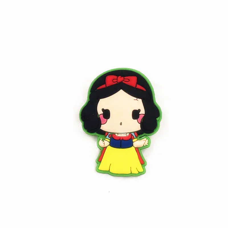 7 шт Эльза Анна мультфильм Русалка Принцесса Золушка ПВХ Pinbacks Значки Броши
