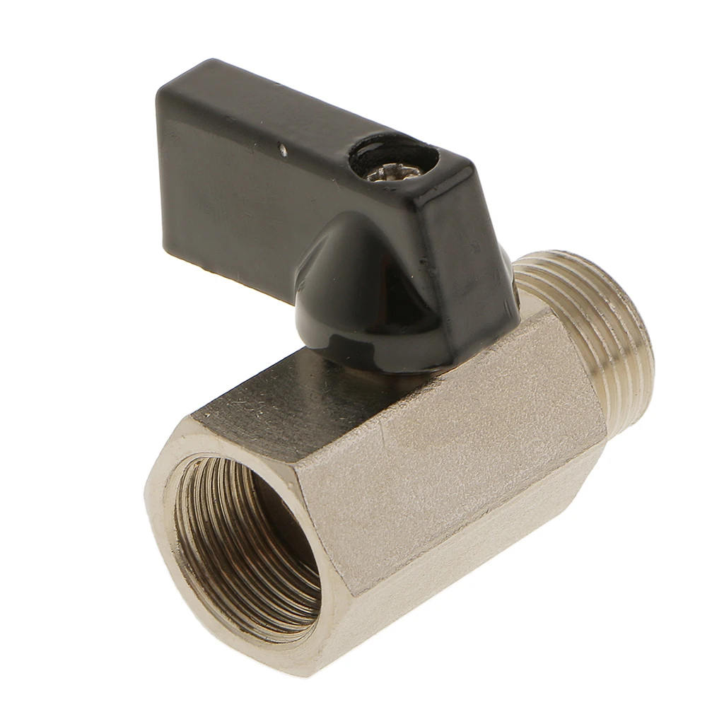 F X M 3/8 NPT латунный шаровой клапан Пескоструйный переключатель управления потоком
