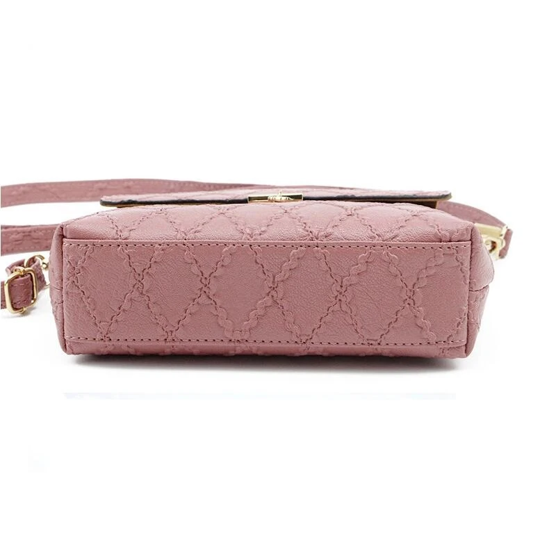 

High quality soft PU fashion wild lady Messenger bag simple women's shoulder bag waterproof handbag 2019 new ZWW147