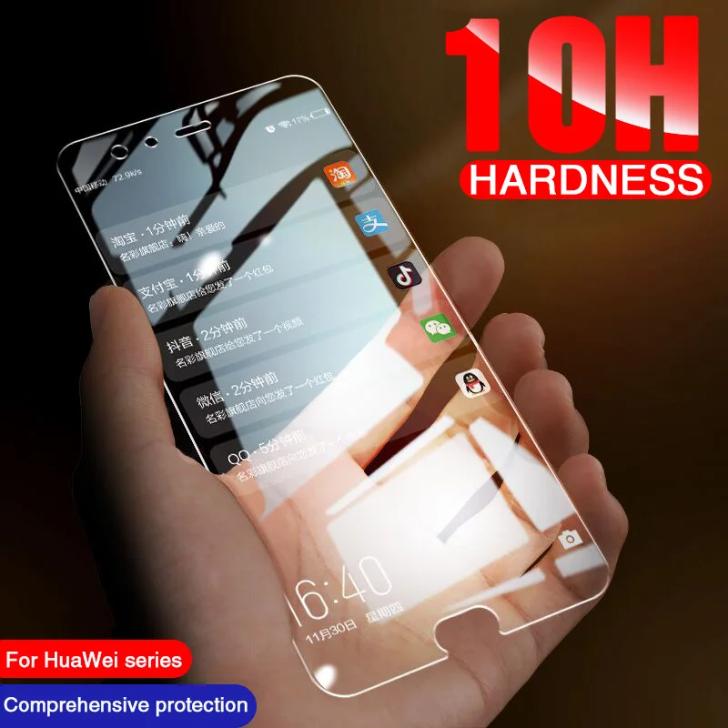 Закаленное стекло для Huawei P10 P20 P30 Mate 20 Plus Lite 2 шт. Защита экрана Hawei 10 PRO защитное