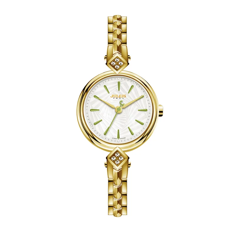Лучший Бренд Julius металлические часы браслеты для женщин роскошные женские 2017