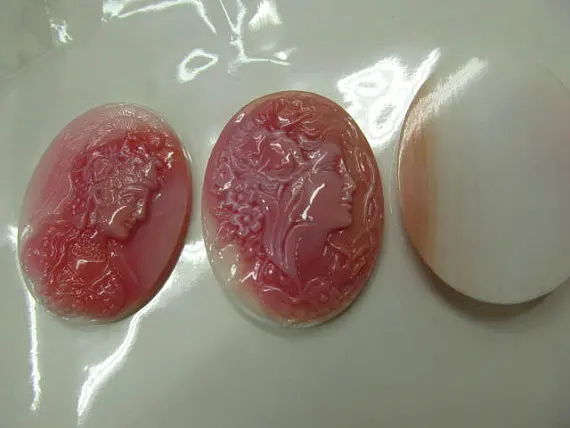 Высококачественные Овальные Кабошоны в форме яйца 2 шт. 18-40 мм резная женская