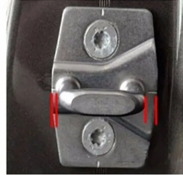 Крышка дверного замка автомобиля из нержавеющей стали защитные колпачки