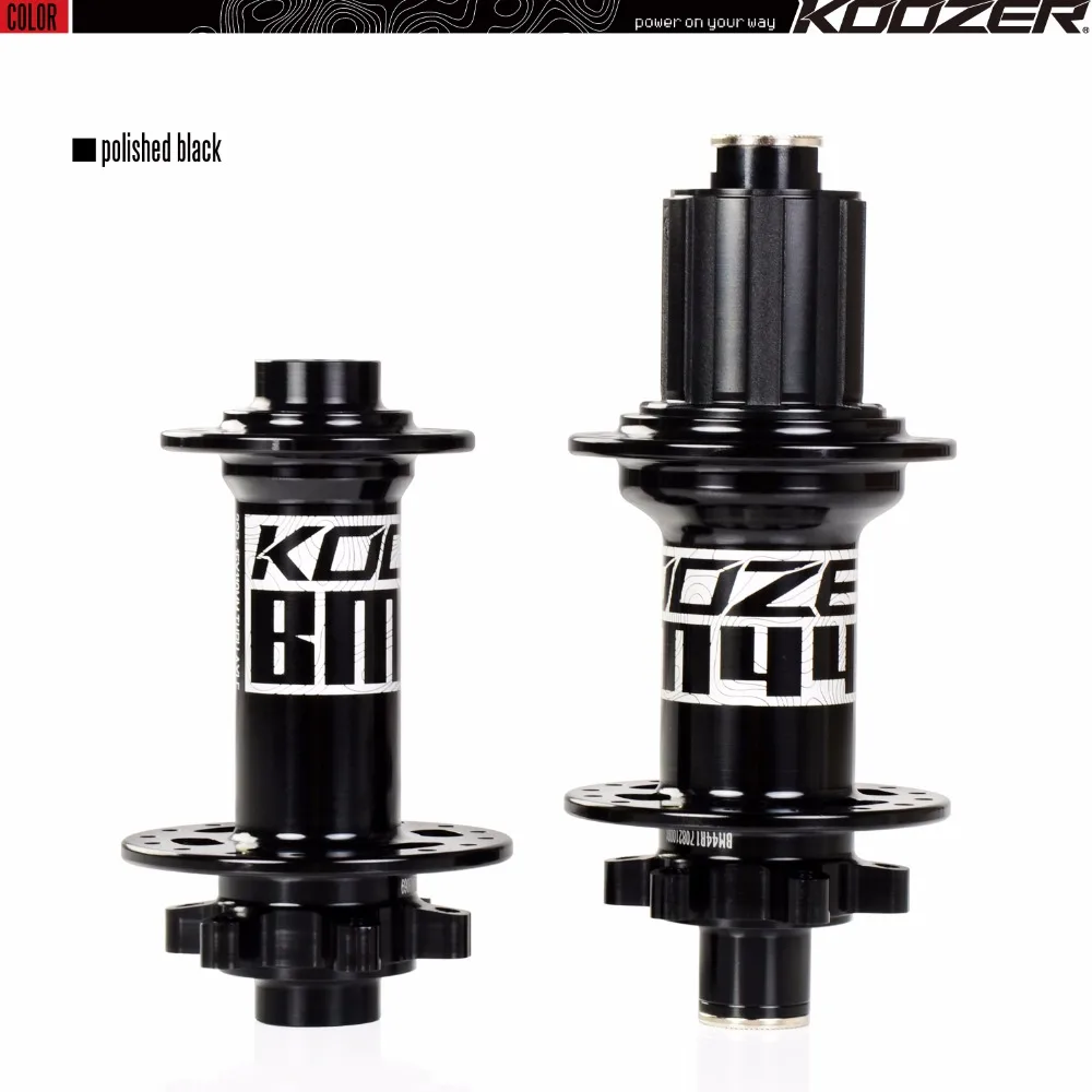 KOOZER BM440 ступица для горного велосипеда, 4 подшипника, 32 отверстия, широкая ось ковша, алюминиевая ступица, аксессуары для велосипедной ступицы 15x110/12x148 мм