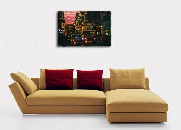 Картина на холсте удивительный город ночь картина из фото живой Лондона