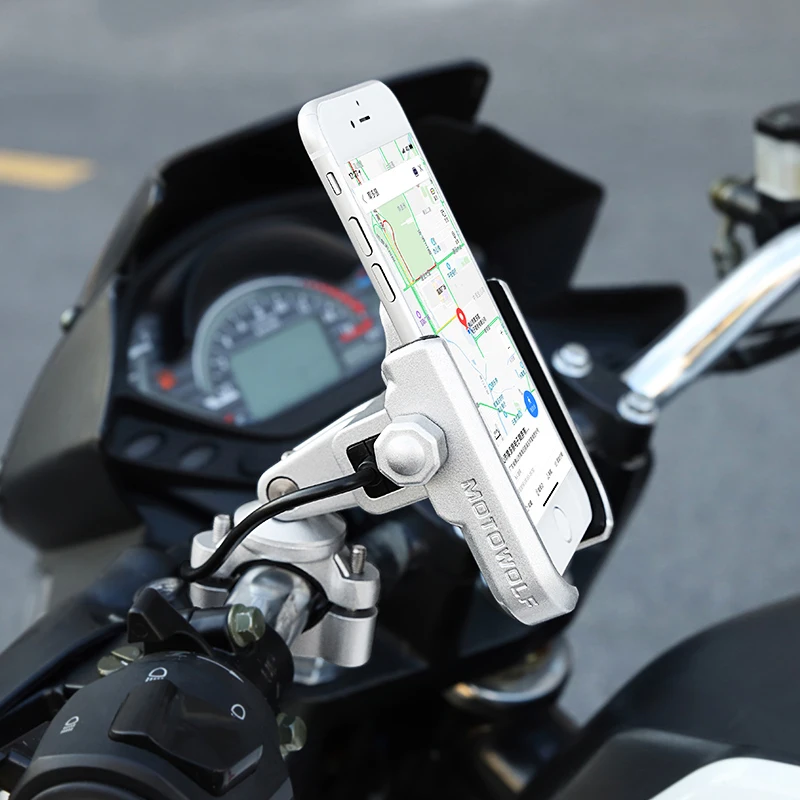 2018 автомобильный Стайлинг мотоцикл MOTOWOLF измененный держатель телефона AL 360