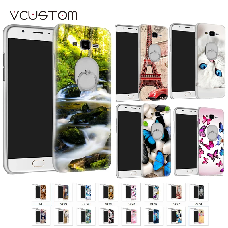 Vcustom кольцо держатель белый тяжелых случаях для Samsung Galaxy Core Plus Trend 3 sm g350 G3500 G3508 G3502U
