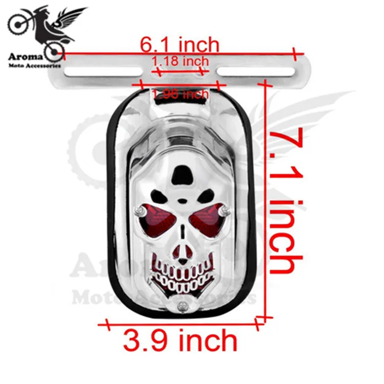 Задний фонарь chrome moto rcycle для Harley Davidson cruiser blinker ghost rbike |