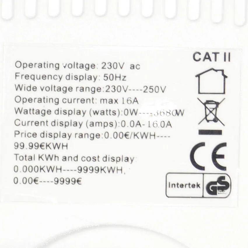 Цифровой измеритель мощности ЕС энергии внешнего напряжения электронный |