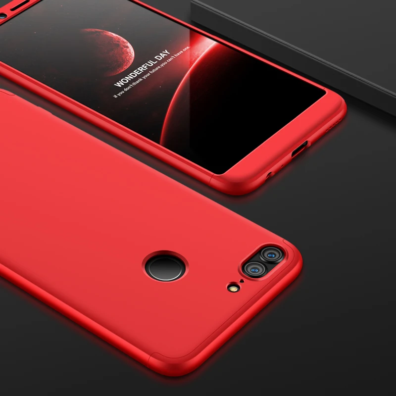 Для Huawei honor 9 lite Чехлы 360 полная защита противоударный 3 в 1 Ультра Тонкий Жесткий ПК
