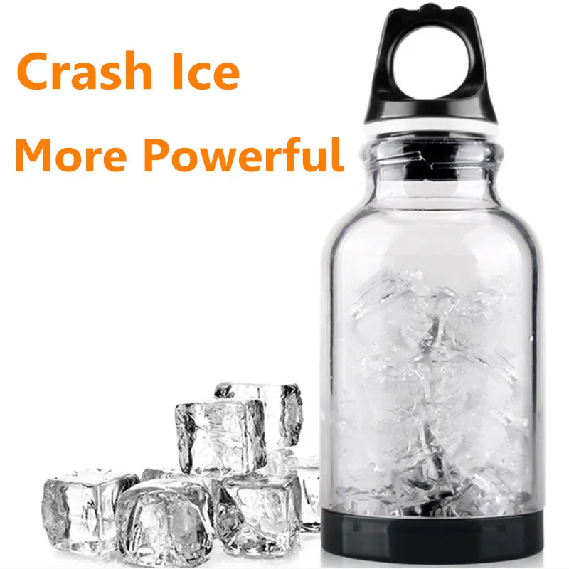 Портативная соковыжималка чашка 6 лезвий Crash Ice 500 мл мини электрический USB
