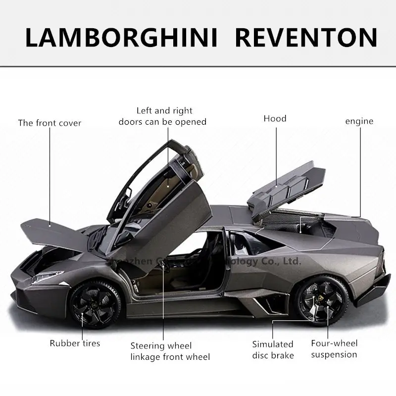 Модель автомобиля Ретро Bburago 1:18 Lamborghini Raventon классическая модель коллекция