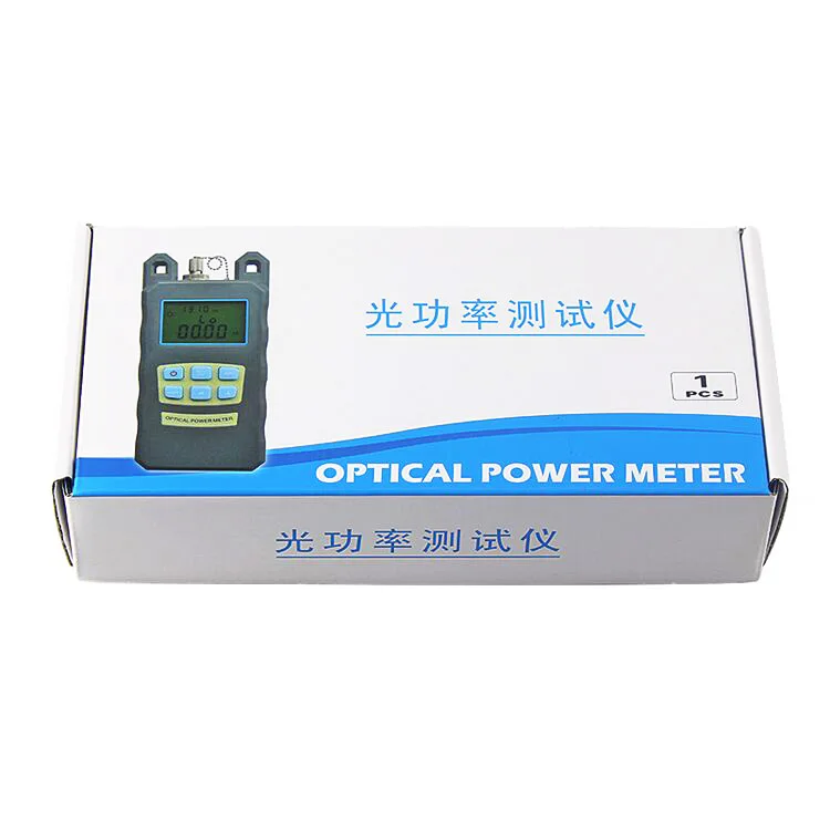 

Portable Adjustable Fiber Optic Optical Power Meter Cable Tester Networks -70dBm~+10dBm SC/FC Connector