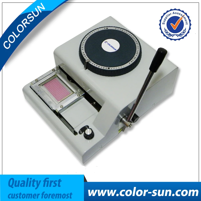 

ID Card Code for Embossing Machine for PVC Card Embosser