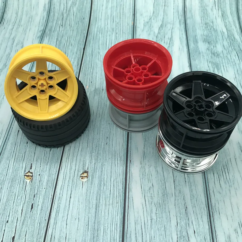 Строительные блоки MOC Technic Wheel 2 шт./лот 68 8x36 мм диск ZR колесо + концентратор шин 44771