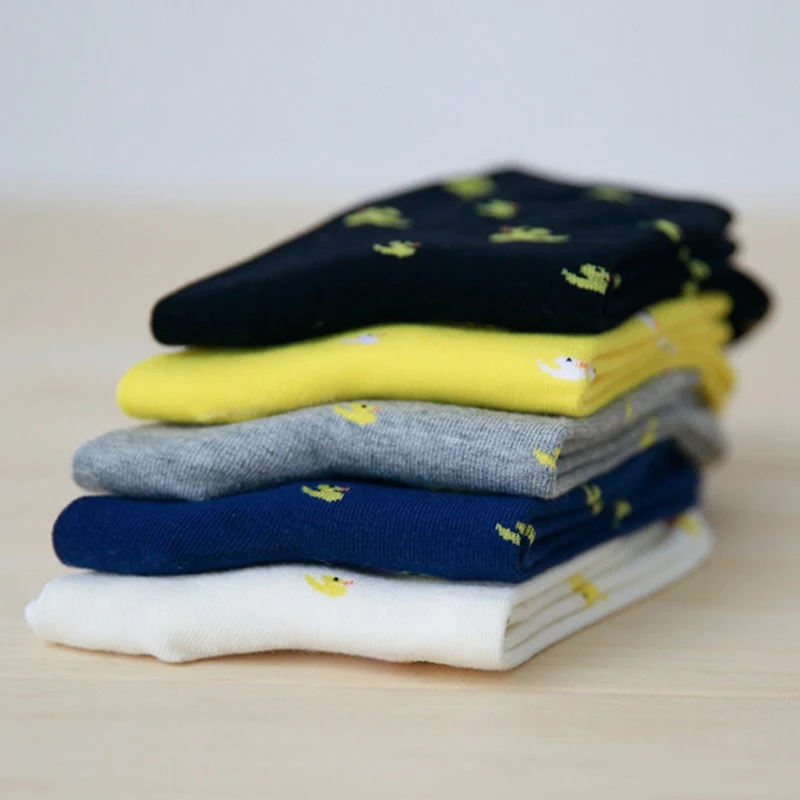 Короткие Носки с рисунком милых животных и утки модные милые женские забавные