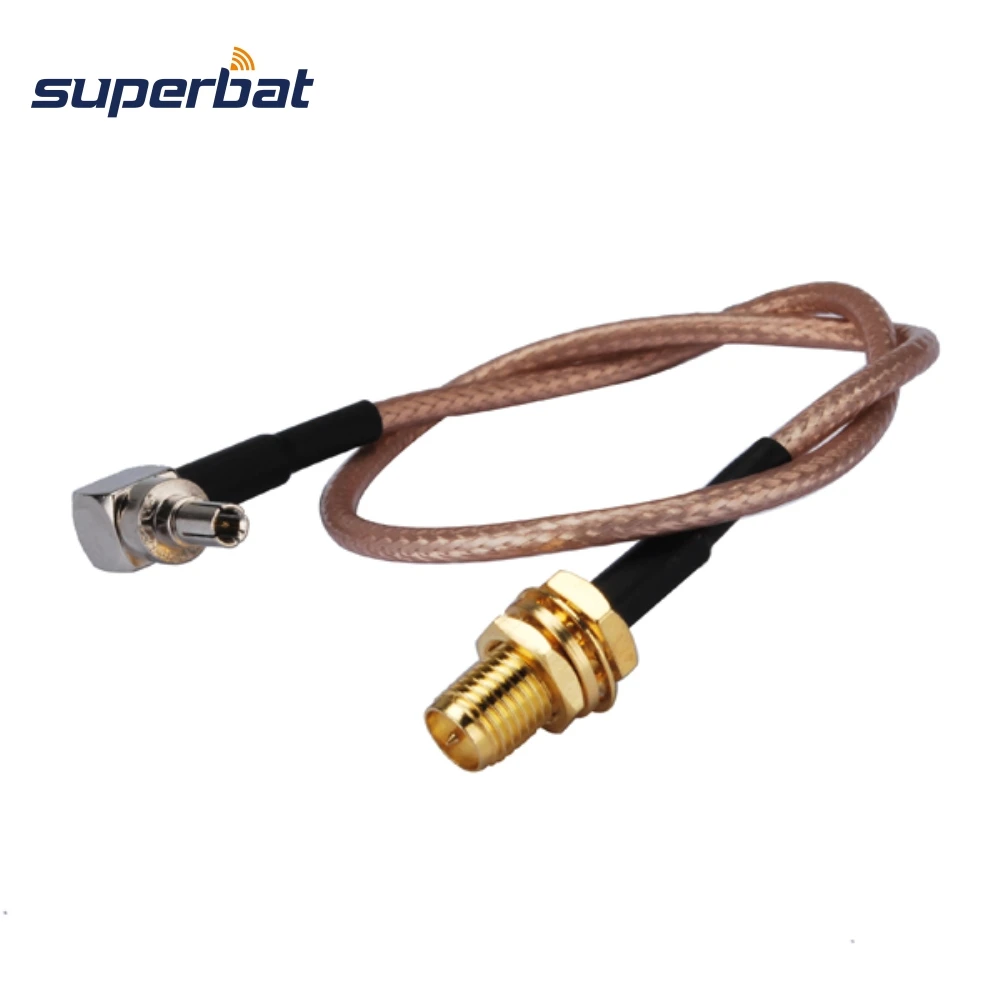 Superbat RP SMA Женский Джек переборка прямо к CRC9 кабель RG316 15 см для Huawei 3G USB модем RG3116