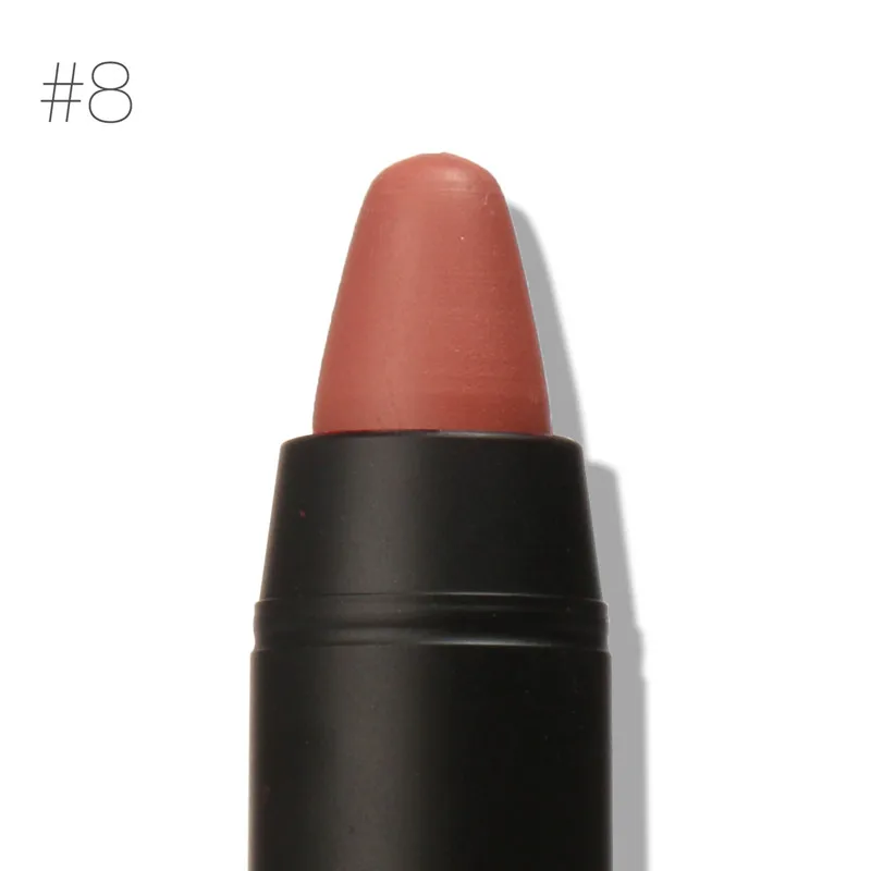 8 Brand FOCALLURE Matte Lipstick Pen Waterproof Long Lasting 12-color Lip Makeup Moisturizing Lasting Non-marking Matt Lipstick - Цвет: 8
