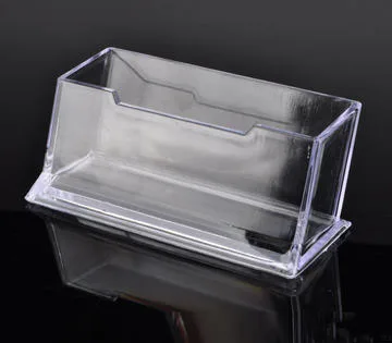 Прозрачная настольная акриловая подставка для витрин в деловом стиле