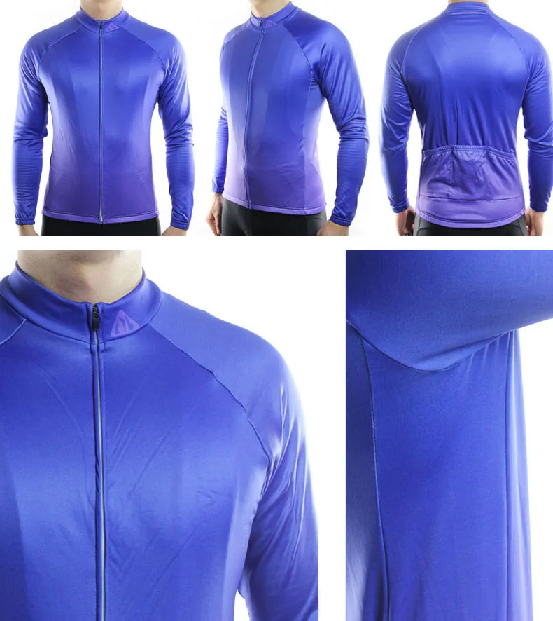 Racmmer теплые Pro зима Термальность флис Велоспорт Джерси Ropa Ciclismo Mtb с длинным рукавом Для мужчин велосипед одежда Костюмы Maillot# ZR-17