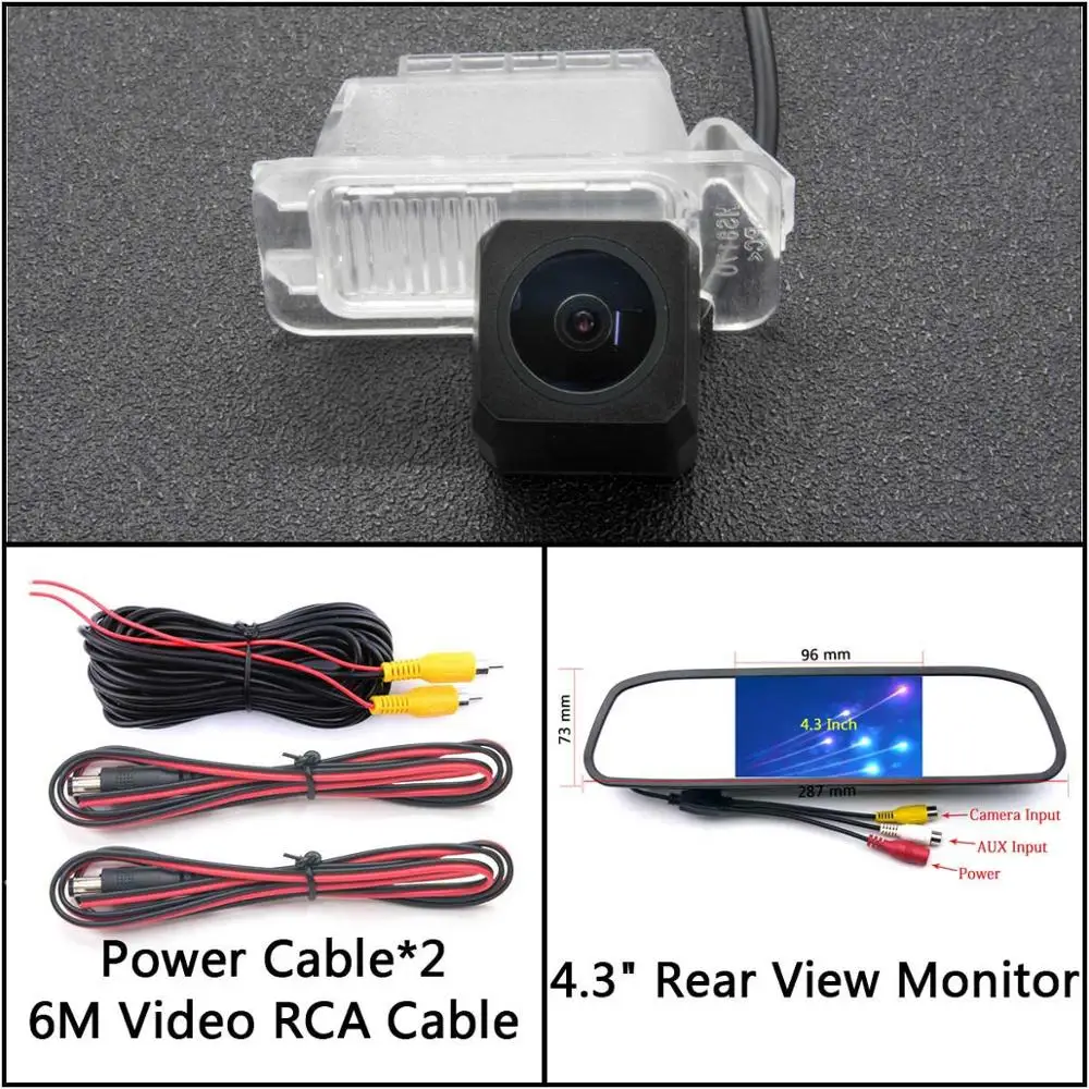 Cam N 4.3 Mirror HD 1280*720 камера заднего вида для Ford Tourneo/Transit Fusion Mondeo EcoSport Galaxy Kuga S-Max Fiesta Автостоянка зеркало монитор - Название цвета: Cam N 4.3 Mirror