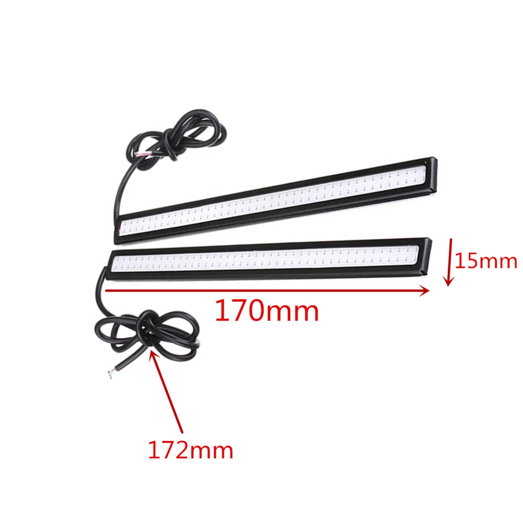 2 шт. 17 см Автомобильные дневные ходовые огни полоса панель для Subaru Legacy Impreza Crosstrek