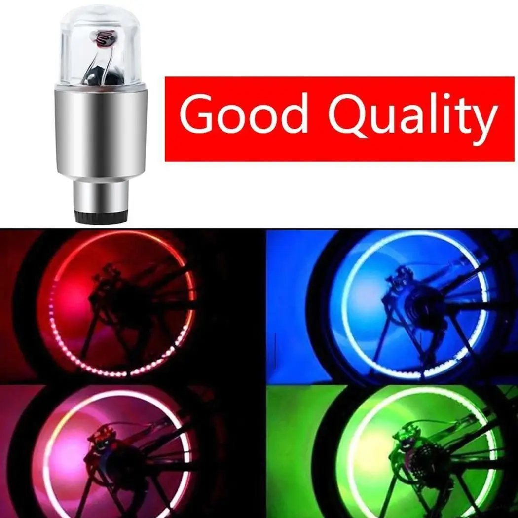 Спица велосипеда мотоцикла LED клапан светящаяся крышка шины движения неоновая