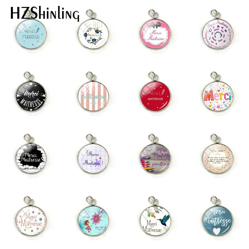 Лидер продаж! Продажи Merci Maitresse Charms модное кабошоны разрисованные изделия из