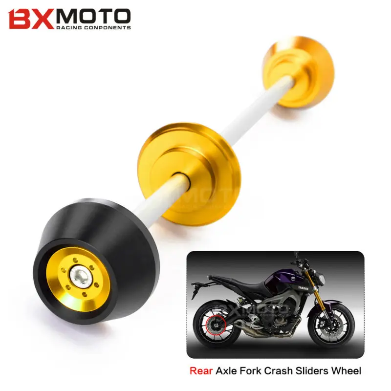 Аксессуары для мотоциклов Yamaha MT 09 MT09 14 15 защита мотоцикла CNC Золотая Передняя и