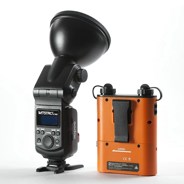 Портативная вспышка Godox Witstro AD 180 Внешняя Speedlite PB960 набор аккумуляторных батарей