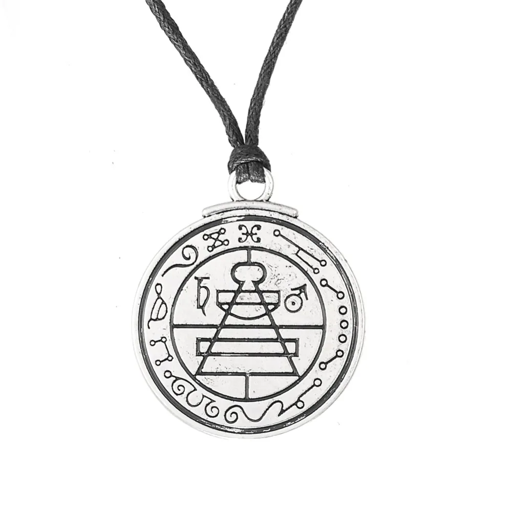 Dowapara Wicca Colar Masculino медальон в форме монеты Pentagrama украшения из сериала