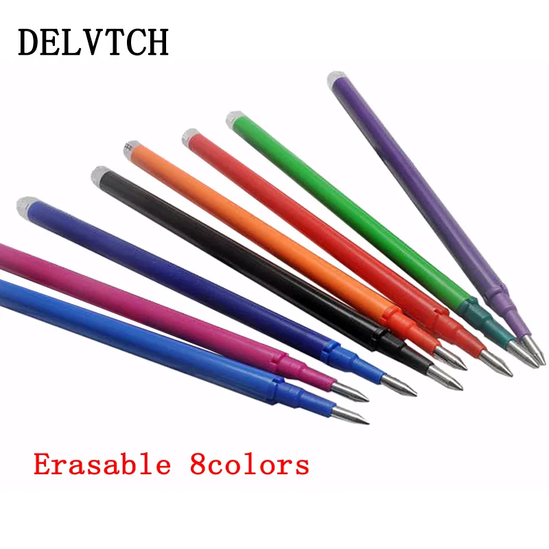 Гелевая ручка DELVTCH 0 5 мм 8 шт./компл. стержни цветов | Канцтовары для офиса и дома