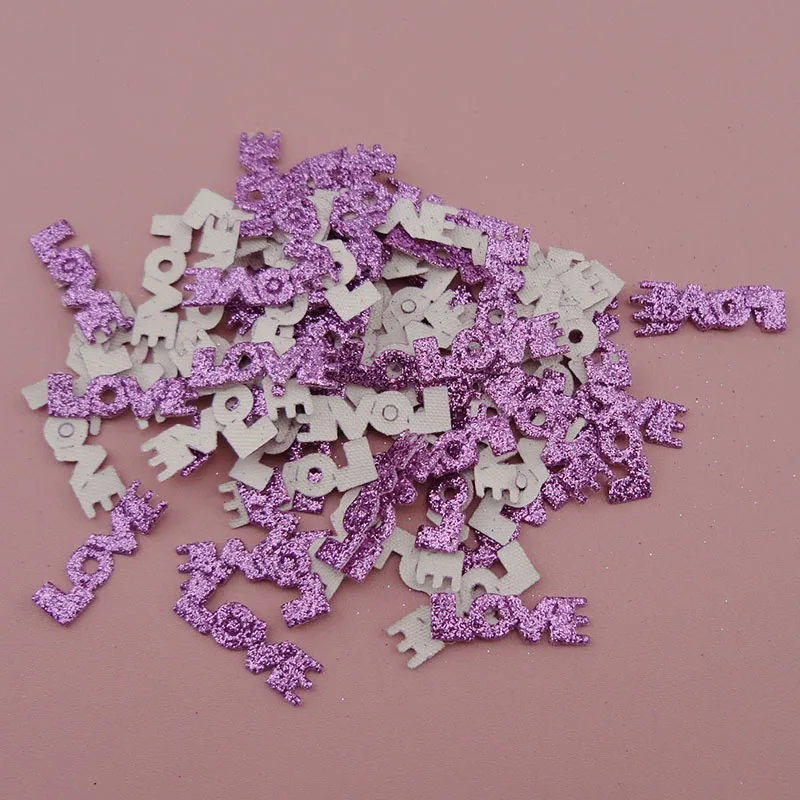 50PCS 8mm*2.8cm glitter words&quotLOVE&quot patches appliques Spacers for DIY bling LOVE | Украшения и аксессуары