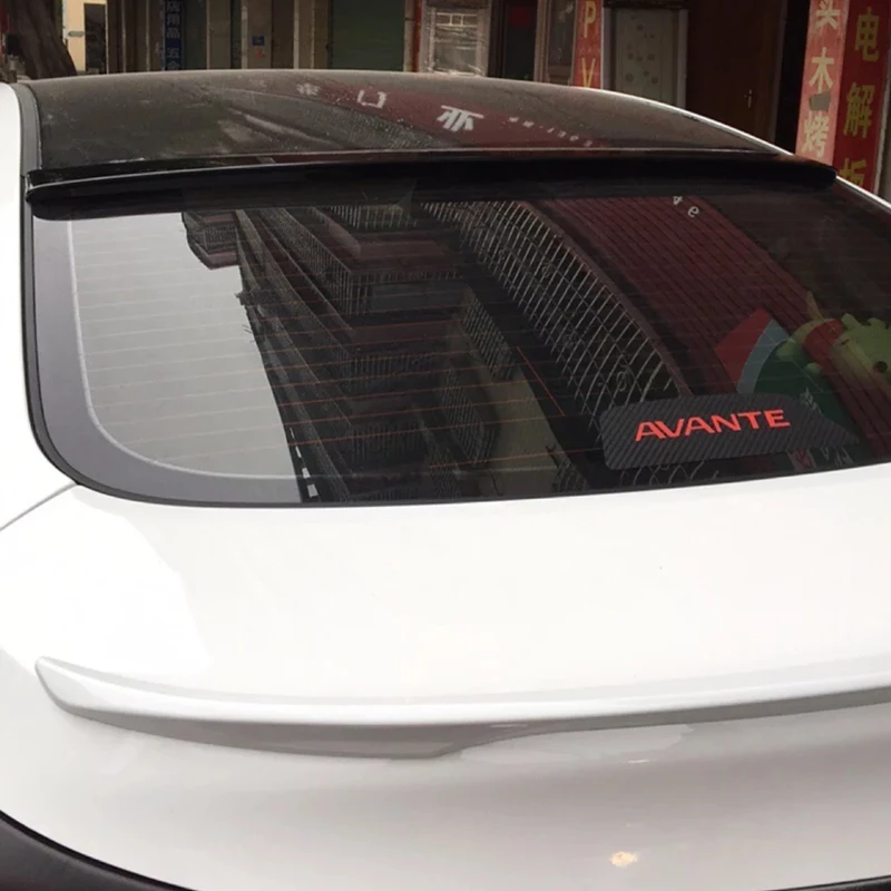Для HYUNDAI ELANTRA Спойлеры заднего стекла крыла высокого качества ABS спойлер автомобиля заднего крыла праймер или черный белый DIY цвет краски