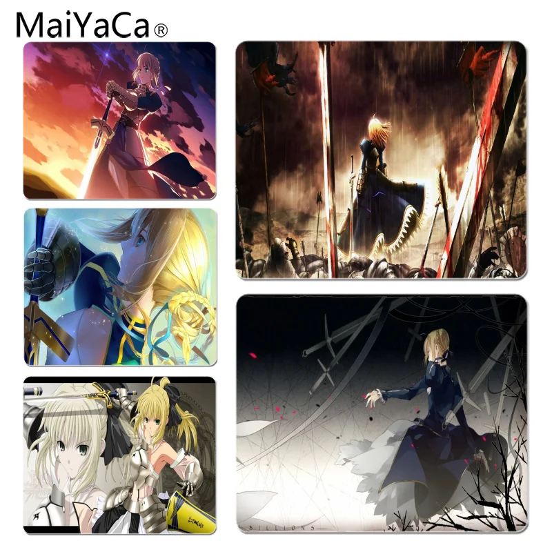 

MaiYaCa Personalized Cool Fashion Fate Series Saber Computer Gaming Mousemats Size for 180x220x2mm and 250x290x2mm Mousepad