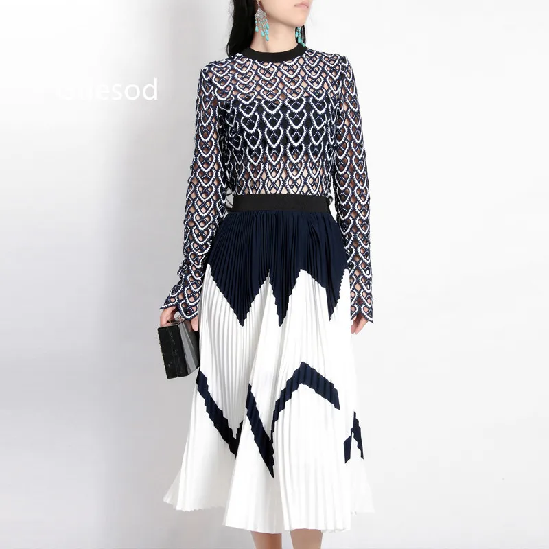 

Guesod2018 весеннее женское платье OL короткое платье ручной работы с вышивкой цветочное водорастворимое цветочное лоскутное платье с тонкой та...