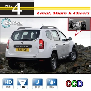 Камера заднего вида LiisleeCar для Renault Duster, Высококачественная резервная Водонепроницаемая камера PAL  NTSC для настройки  Разъем CCD + RCA