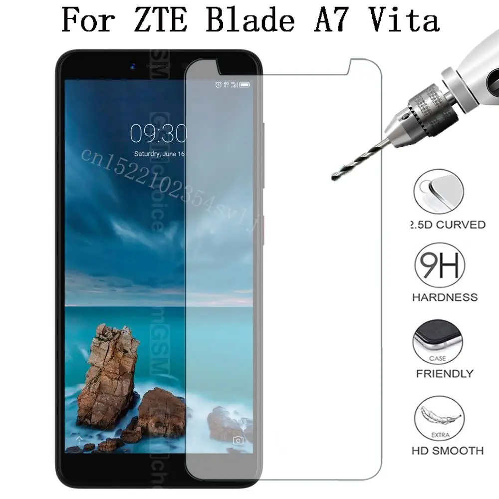 Закаленное стекло для смартфона ZTE Blade A7 Vita Взрывозащищенная защитная пленка