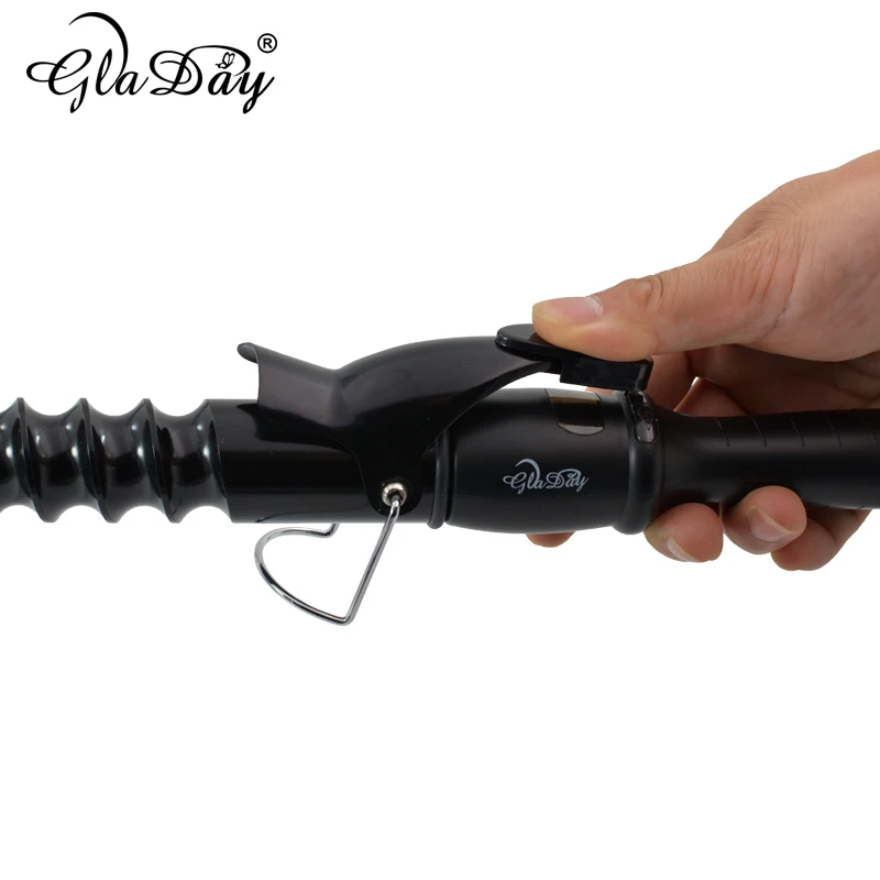 Электрическая плойка для завивки волос спиральная керамическая