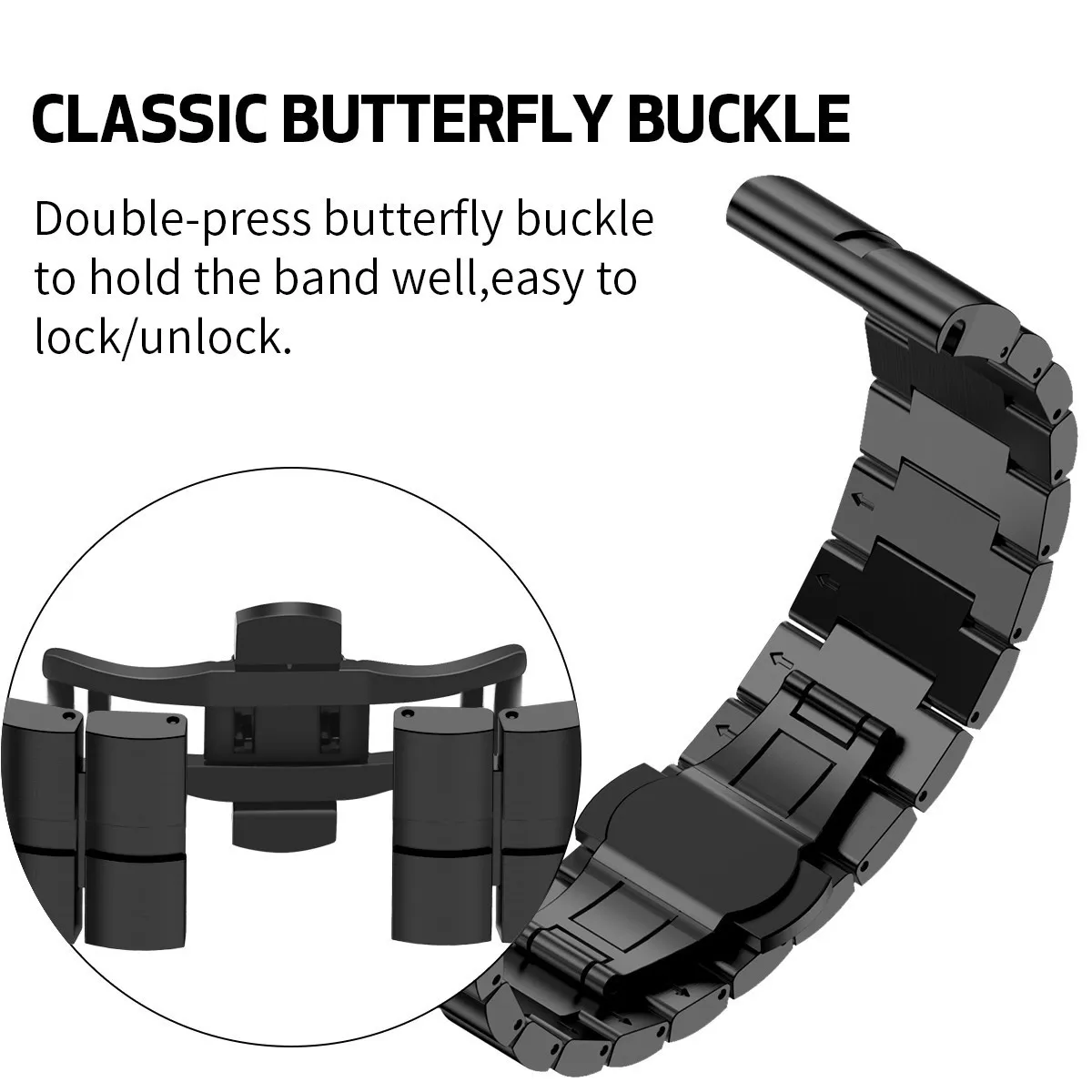 Easy fit high quality Stainless Steel strap Watchband for Garmin Fenix5X fenix 3 3HR smart watches | Электроника